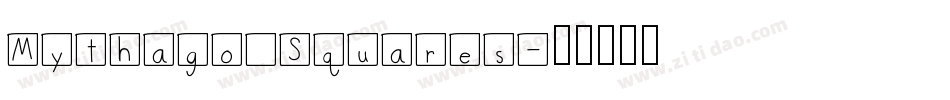 Mythago Squares字体转换